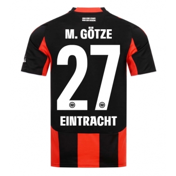 Eintracht Frankfurt Mario Gotze #27 Maglia Gara Casa Repliche 2025-26 Maniche Corte